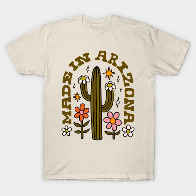 Made In Arizona T-Shirt by Doodle by Meg